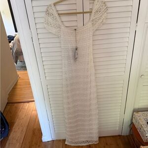 Show Me Your MuMu Cream Embellished Maxi Dress